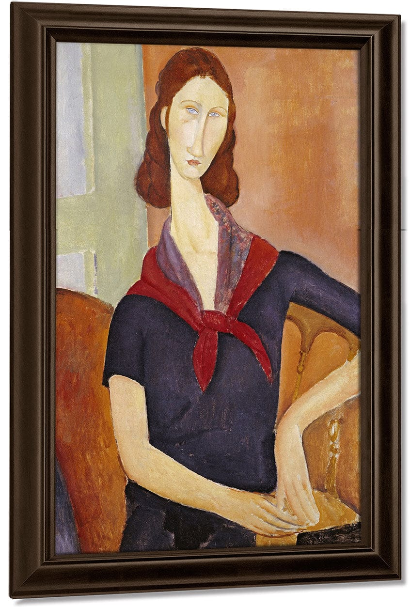 Jeanne Hebuterne (With A Scarf) By Amedeo Modigliani - Image 4