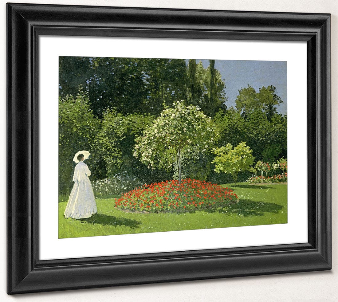 Jeanne Marie Lecadre In The Garden 1 By Claude Monet - Image 4