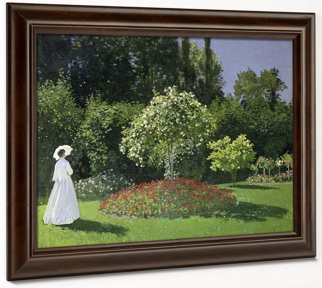 Jeanne Marie Lecadre In The Garden By Claude Monet - Image 6
