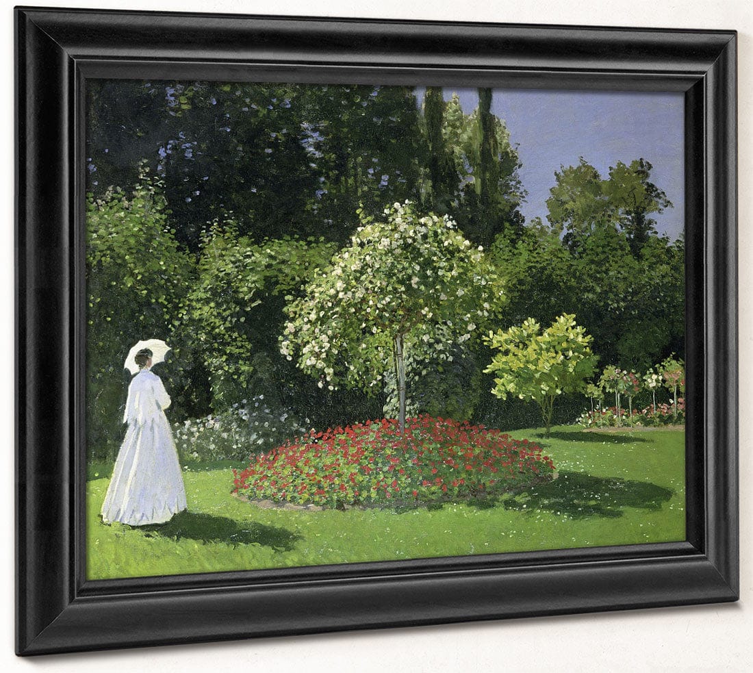 Jeanne Marie Lecadre In The Garden By Claude Monet - Image 8