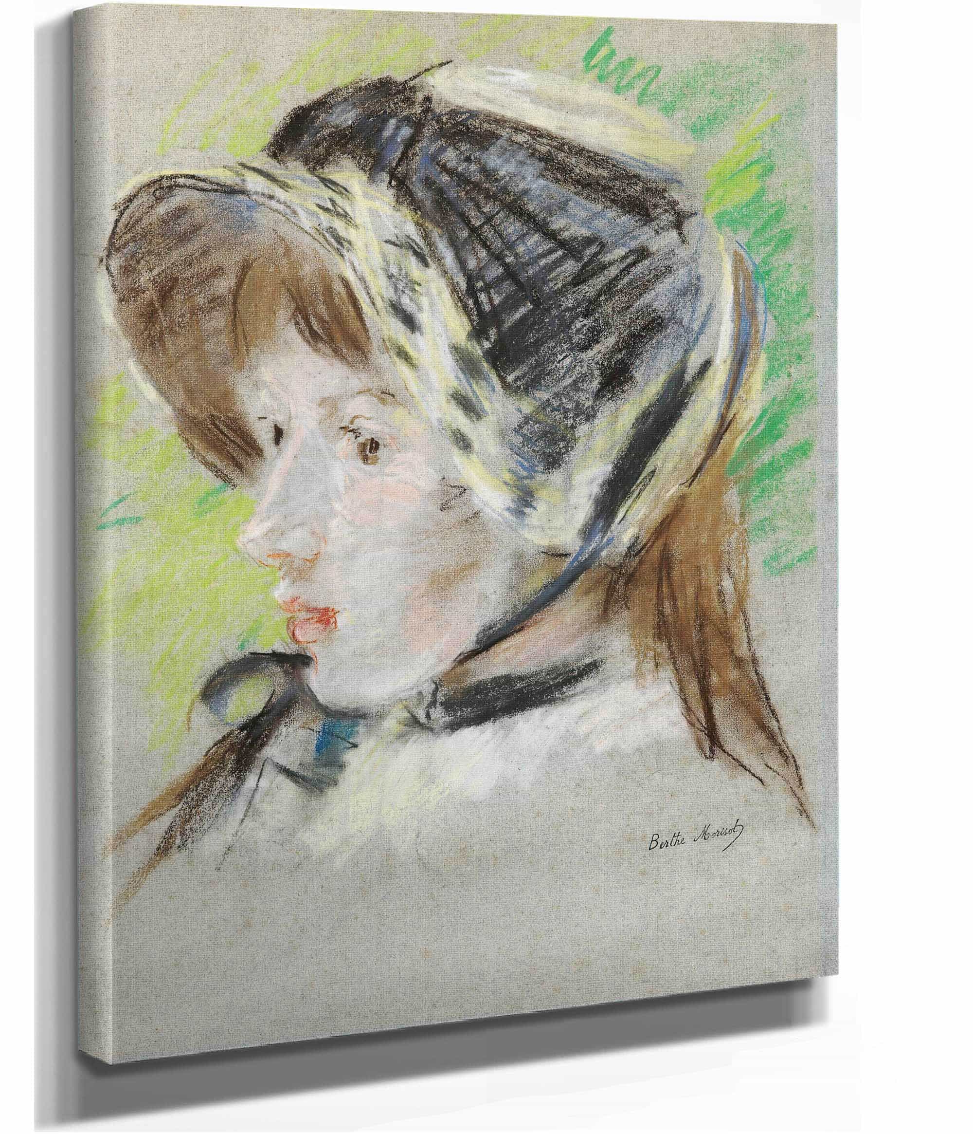 Jeanne Pontillon A La Capeline by Berthe Morisot - Image 2