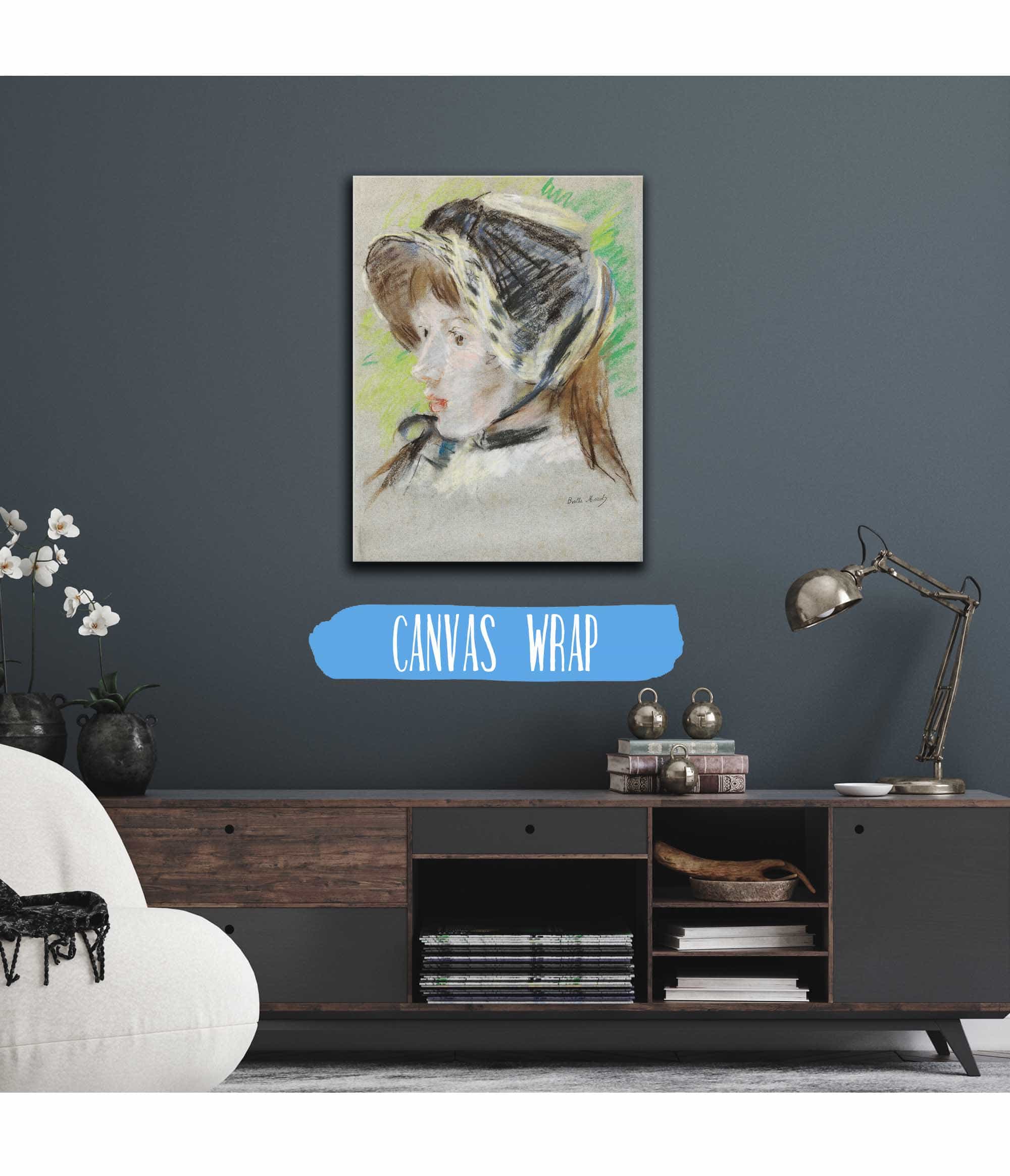 Jeanne Pontillon A La Capeline by Berthe Morisot - Image 3