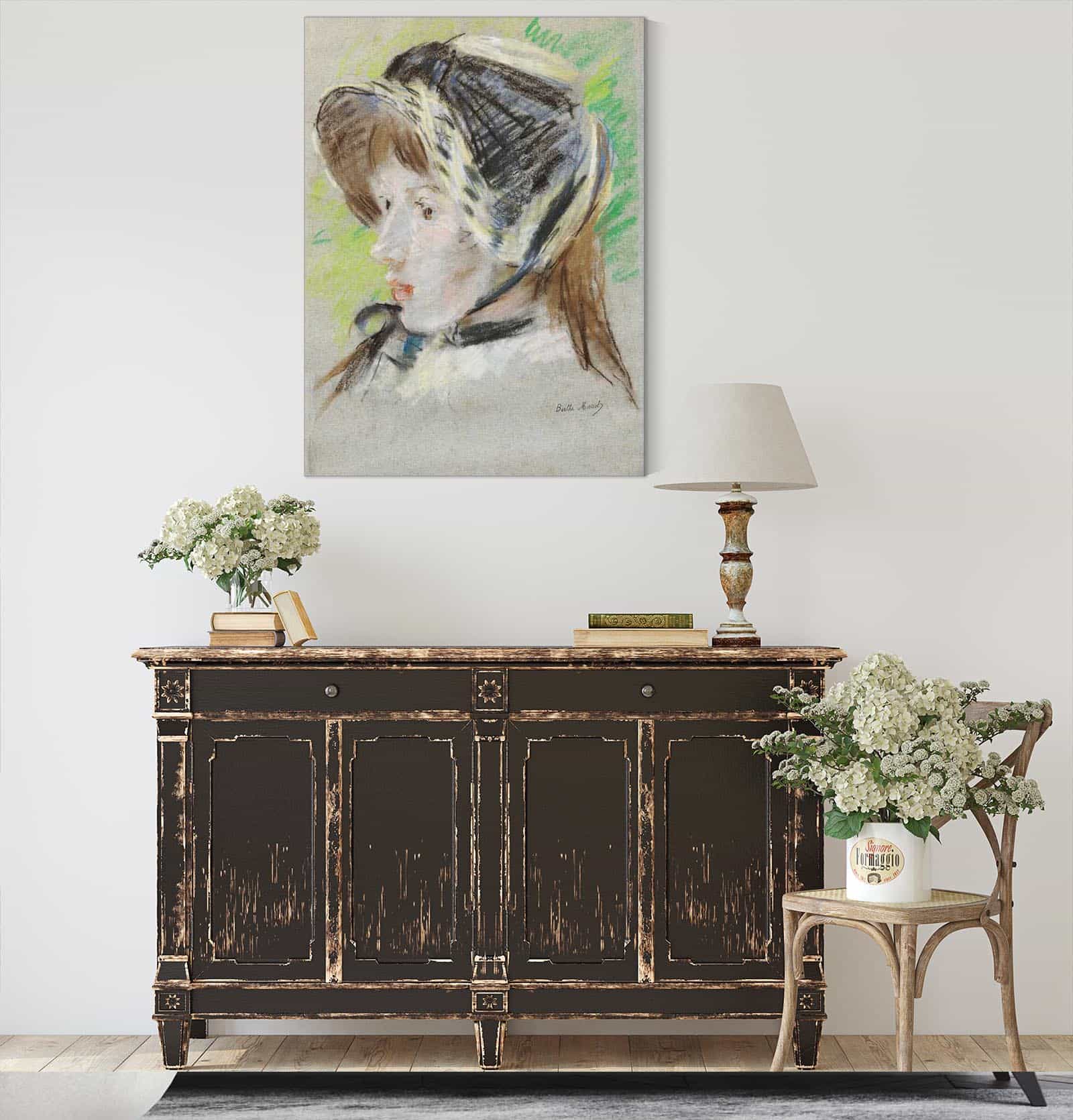 Jeanne Pontillon A La Capeline by Berthe Morisot - Image 4