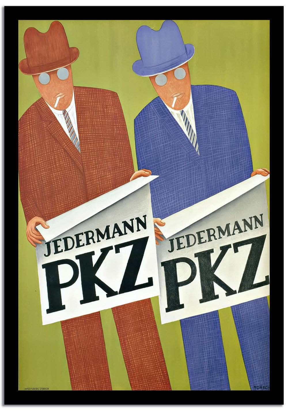 Jedermann Pkz Vintage Poster - Image 2