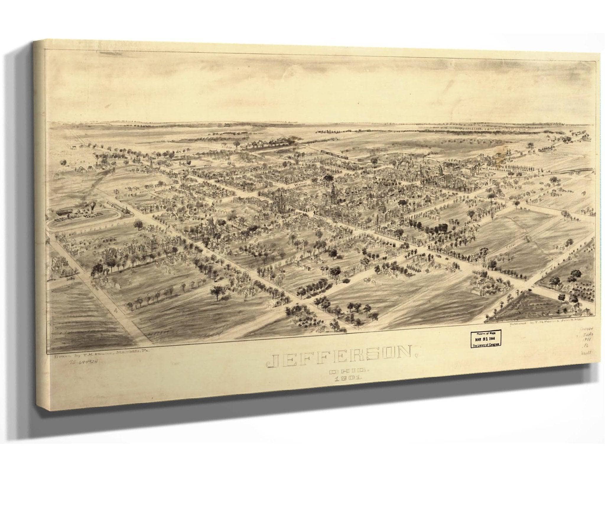 Jefferson Ohio 1901 State Of Ohio