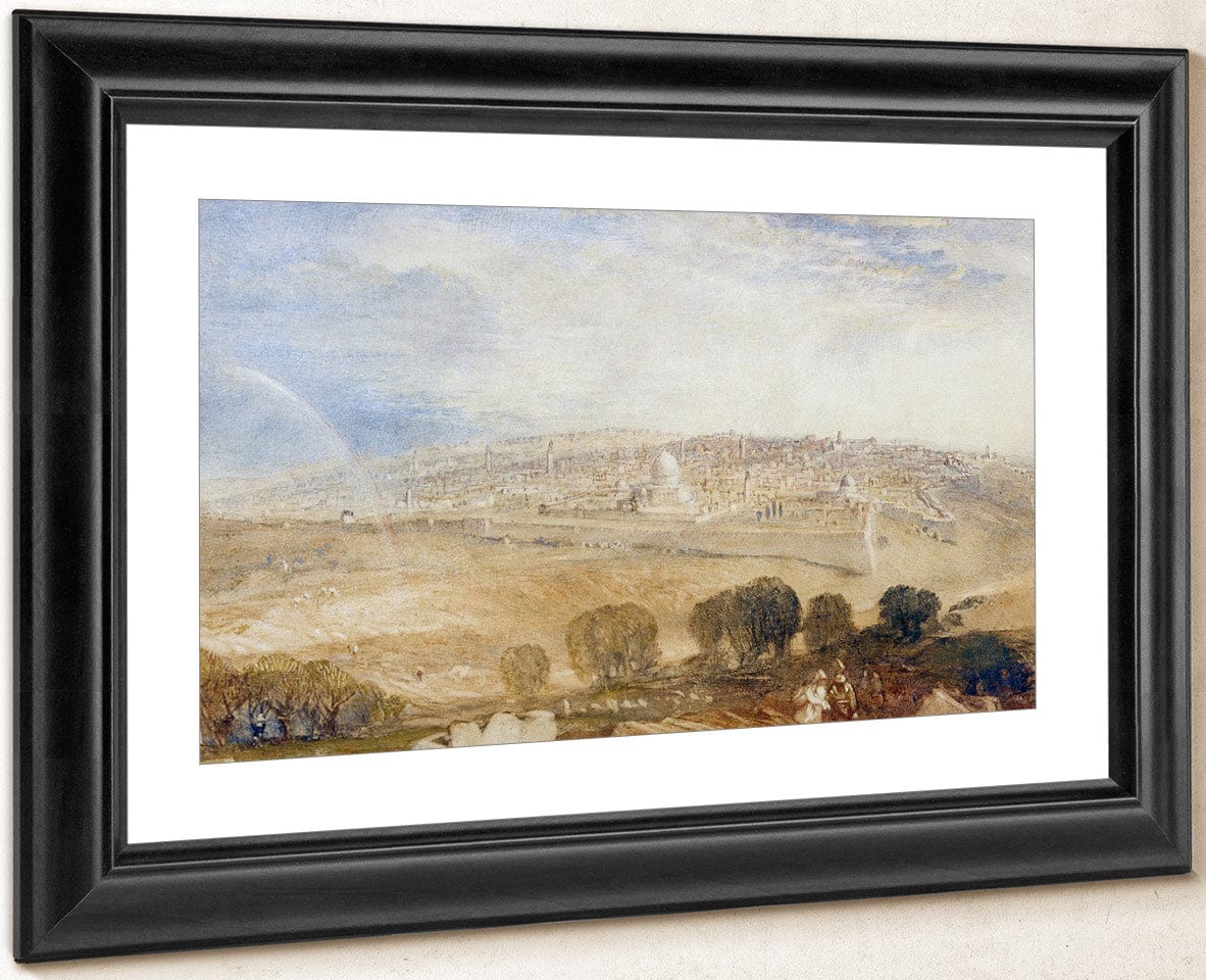 Jerusalem From The Mt. Of Olives By Joseph Mallord William Turner - Image 4