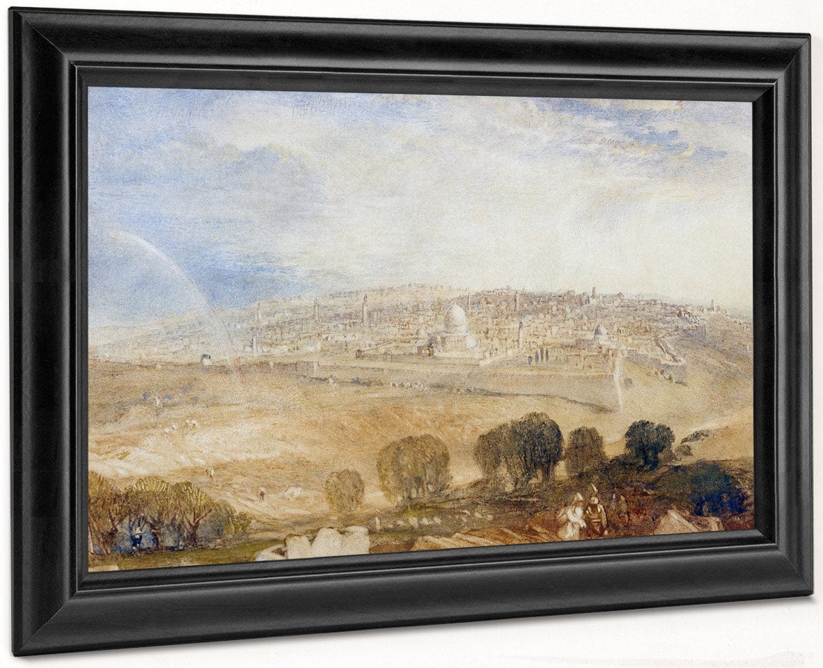 Jerusalem From The Mt. Of Olives By Joseph Mallord William Turner - Image 8
