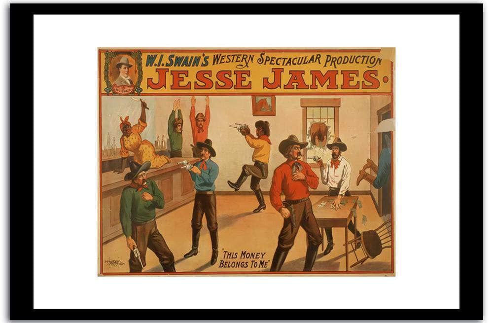 Jesse James Vintage Poster