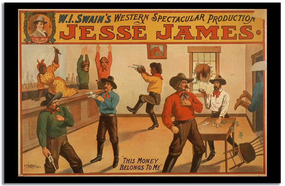 Jesse James Vintage Poster - Image 2