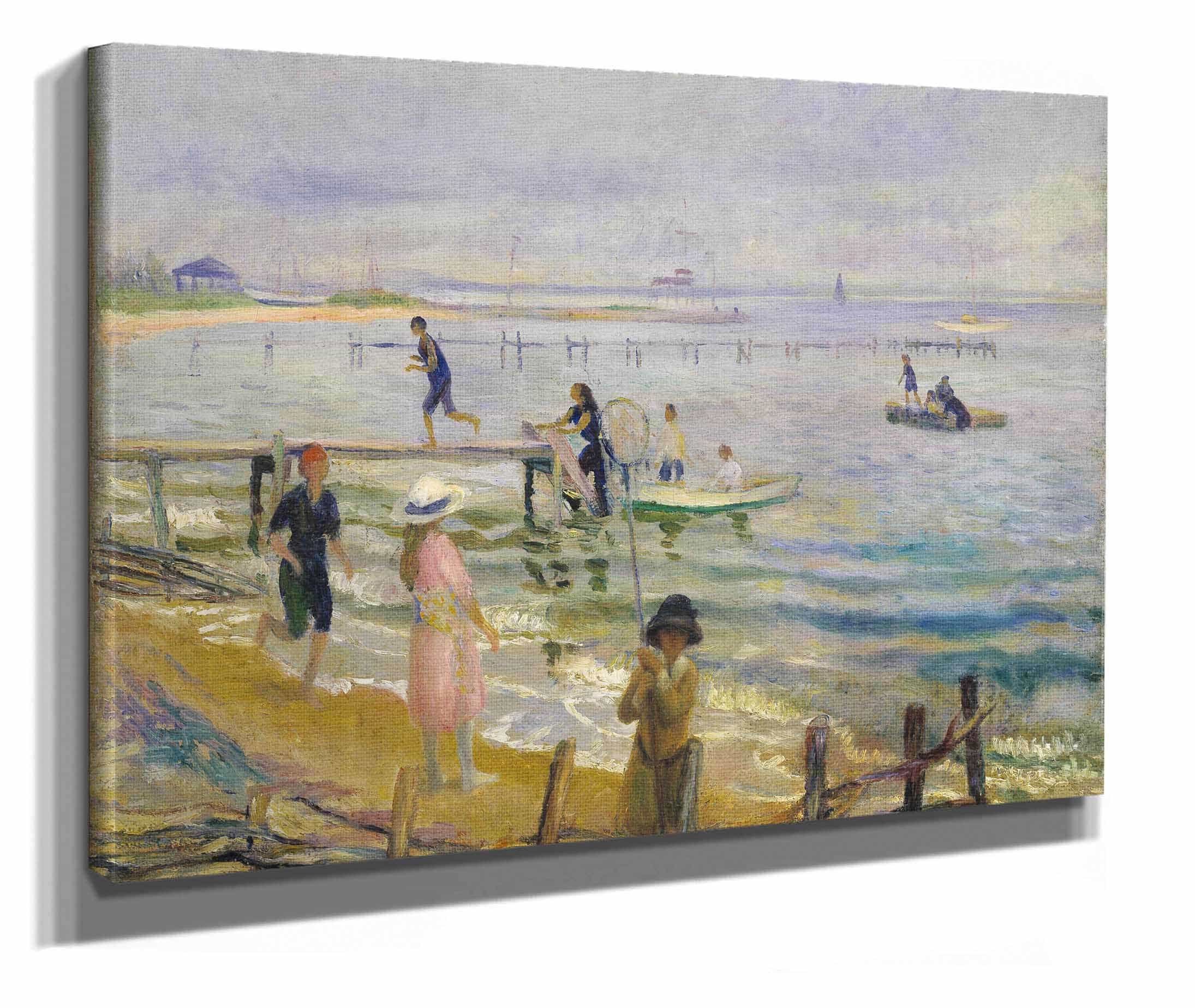 Jetties At Bellport by William James Glackens - Image 2