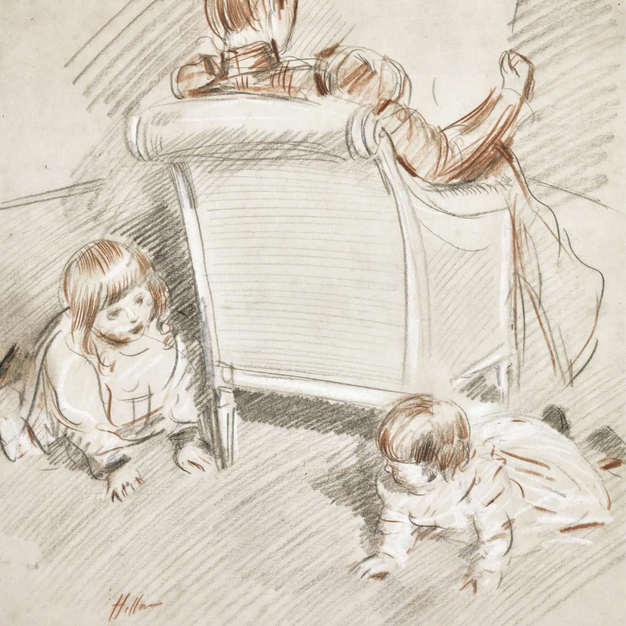 Jeu Denfants by Paul Cesar Helleu - Image 4