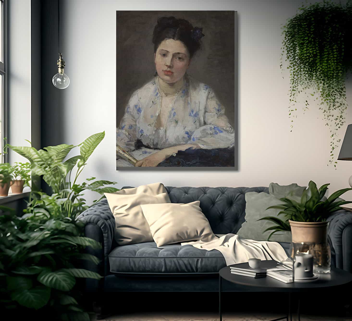 Jeune Femme By Berthe Morisot - Image 2