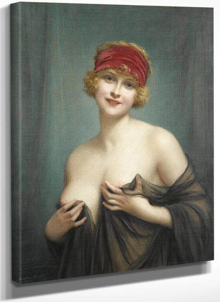 Jeune Femme En Deshabille By Francis Martin Kavel