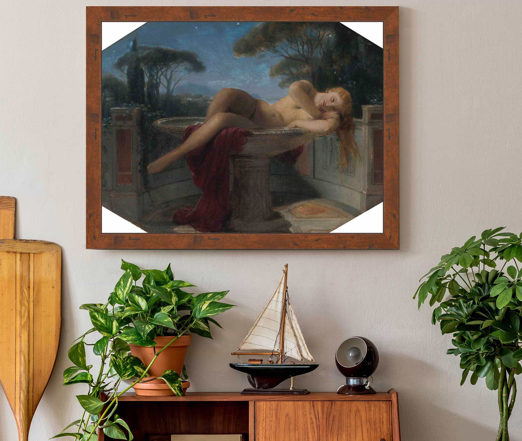Jeune Fille Dans Une Vasque by Paul Delaroche - Image 3