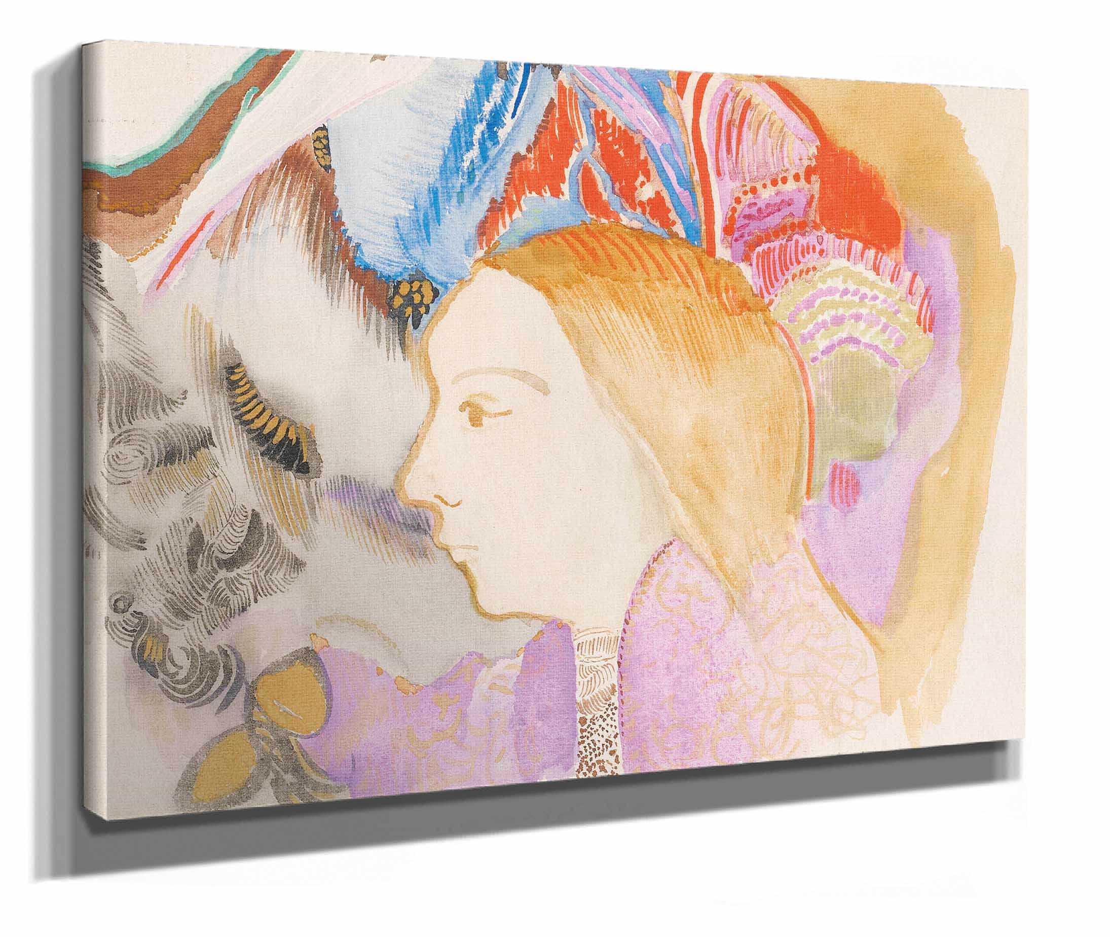 Jeune Fille Et Fleurs by Odilon Redon - Image 2