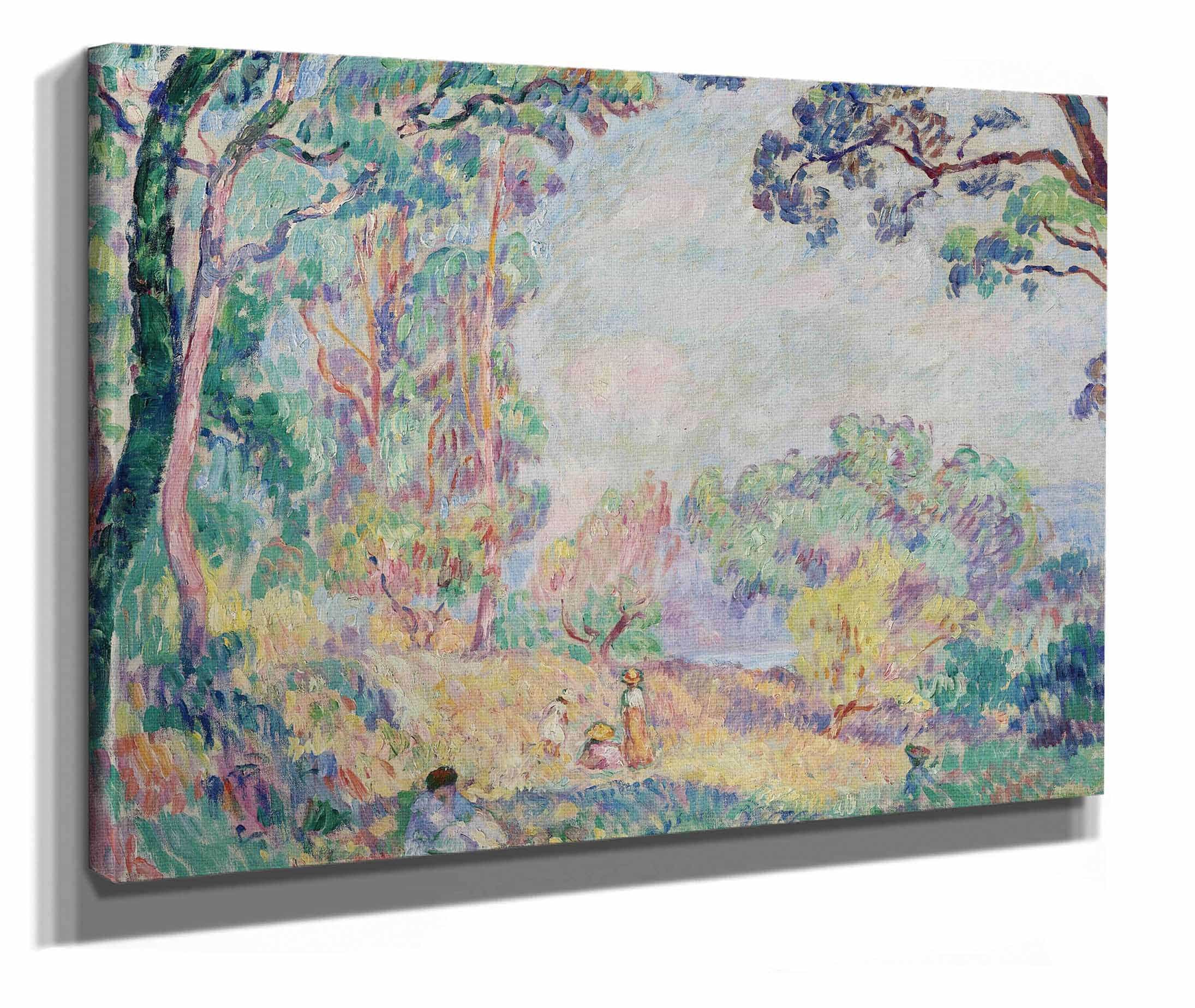 Jeunes Femmes Et Fillettes Dans Un Paysage by Henri Lebasque - Image 2