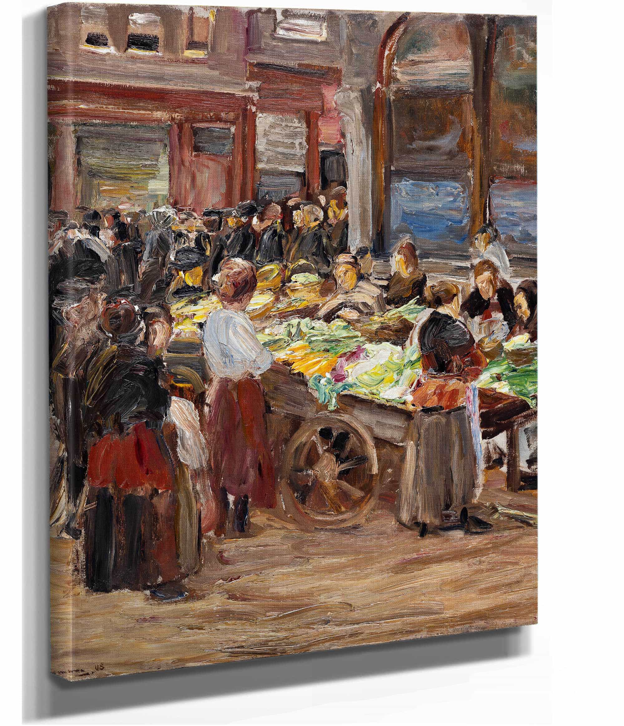 Jewish Street In Amsterdam by Max Liebermann - Image 2