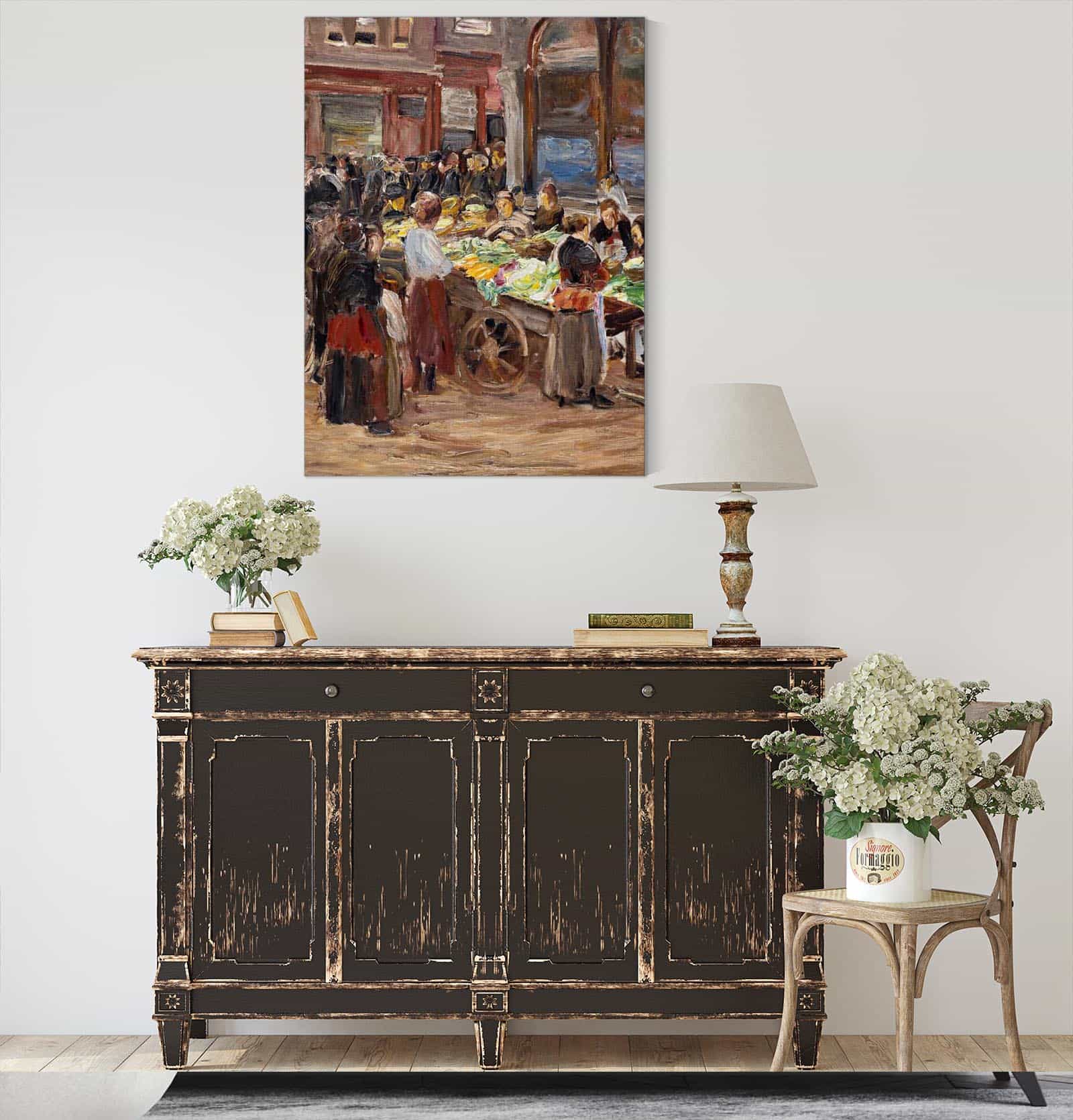 Jewish Street In Amsterdam by Max Liebermann - Image 4