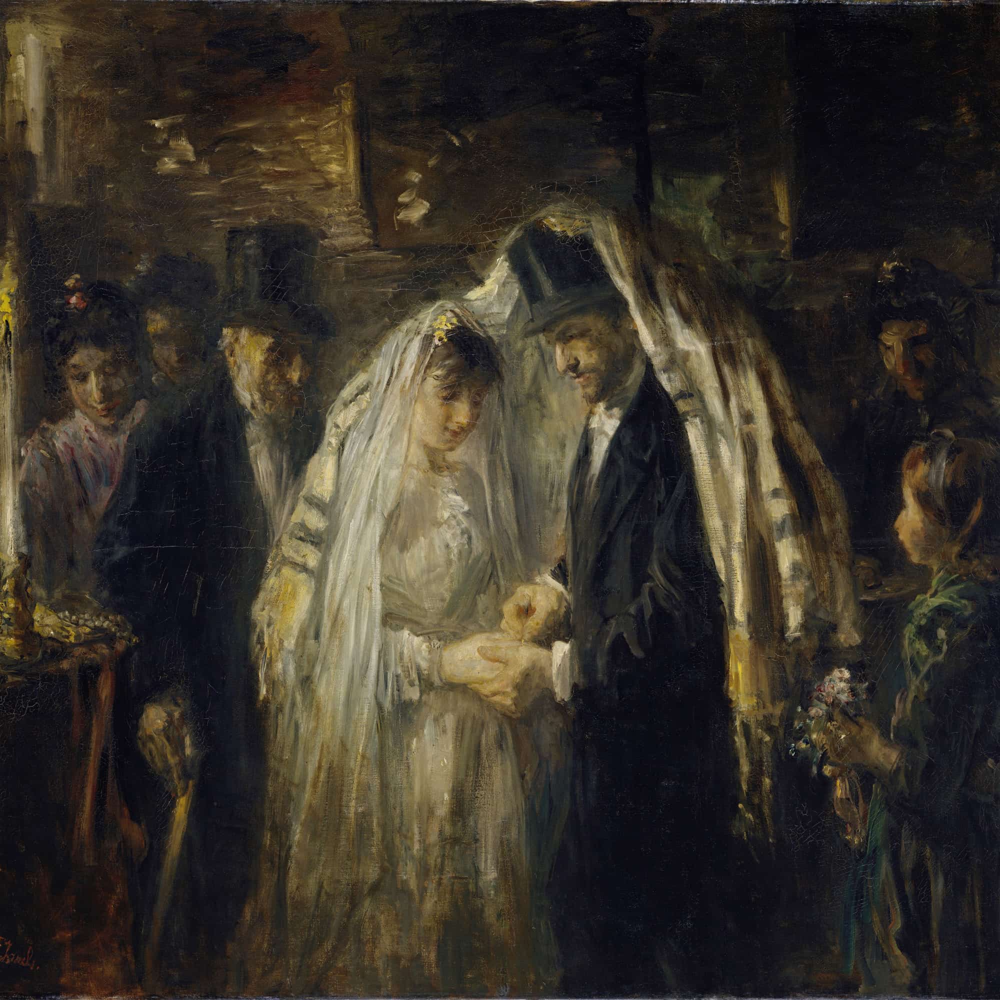 Jewish Wedding by Jozef Israels - Image 4