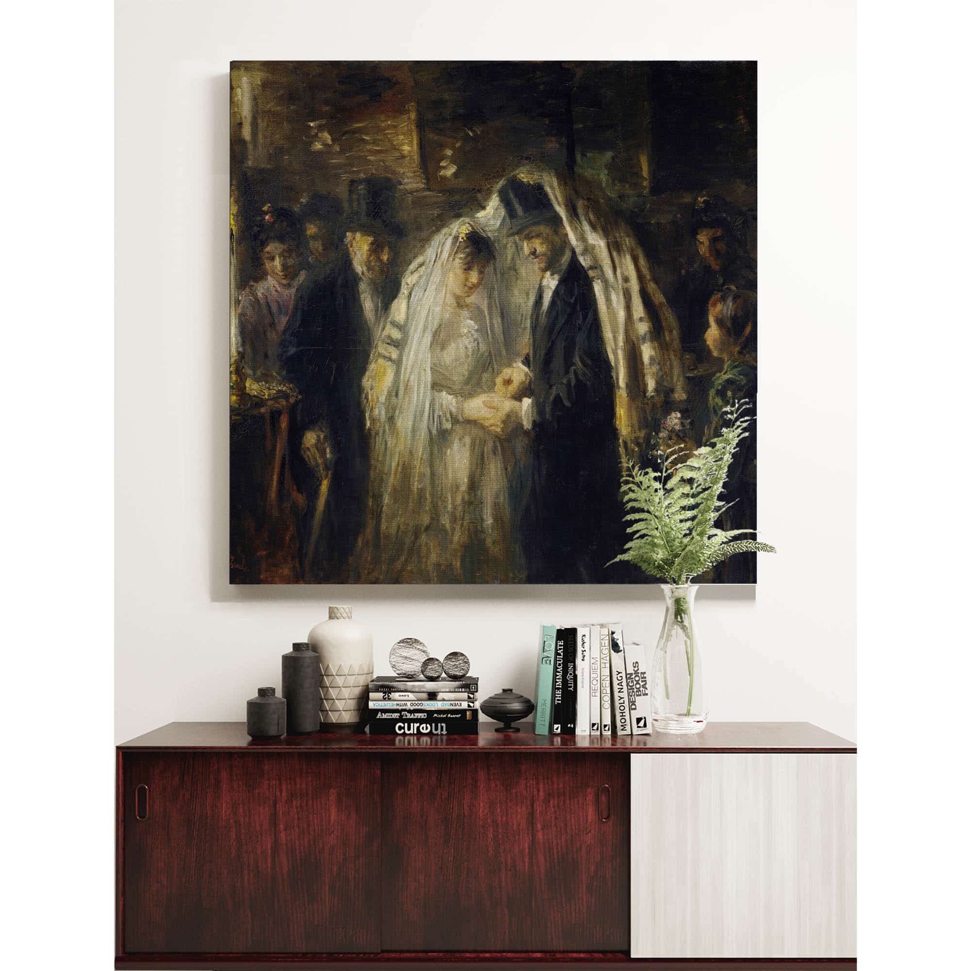 Jewish Wedding by Jozef Israels - Image 5