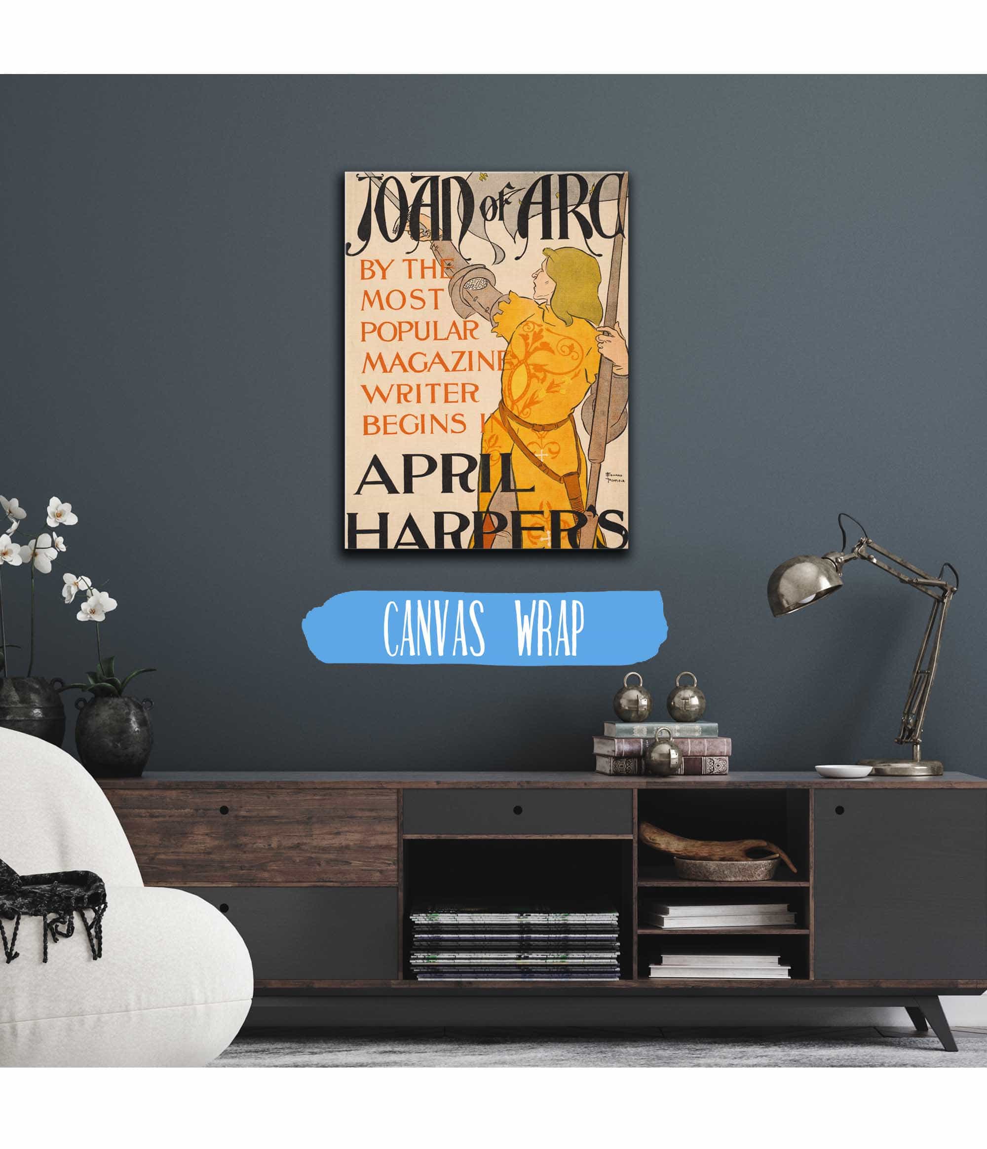 Joan Of Arc April Harpers by Edward Penfield - Image 3