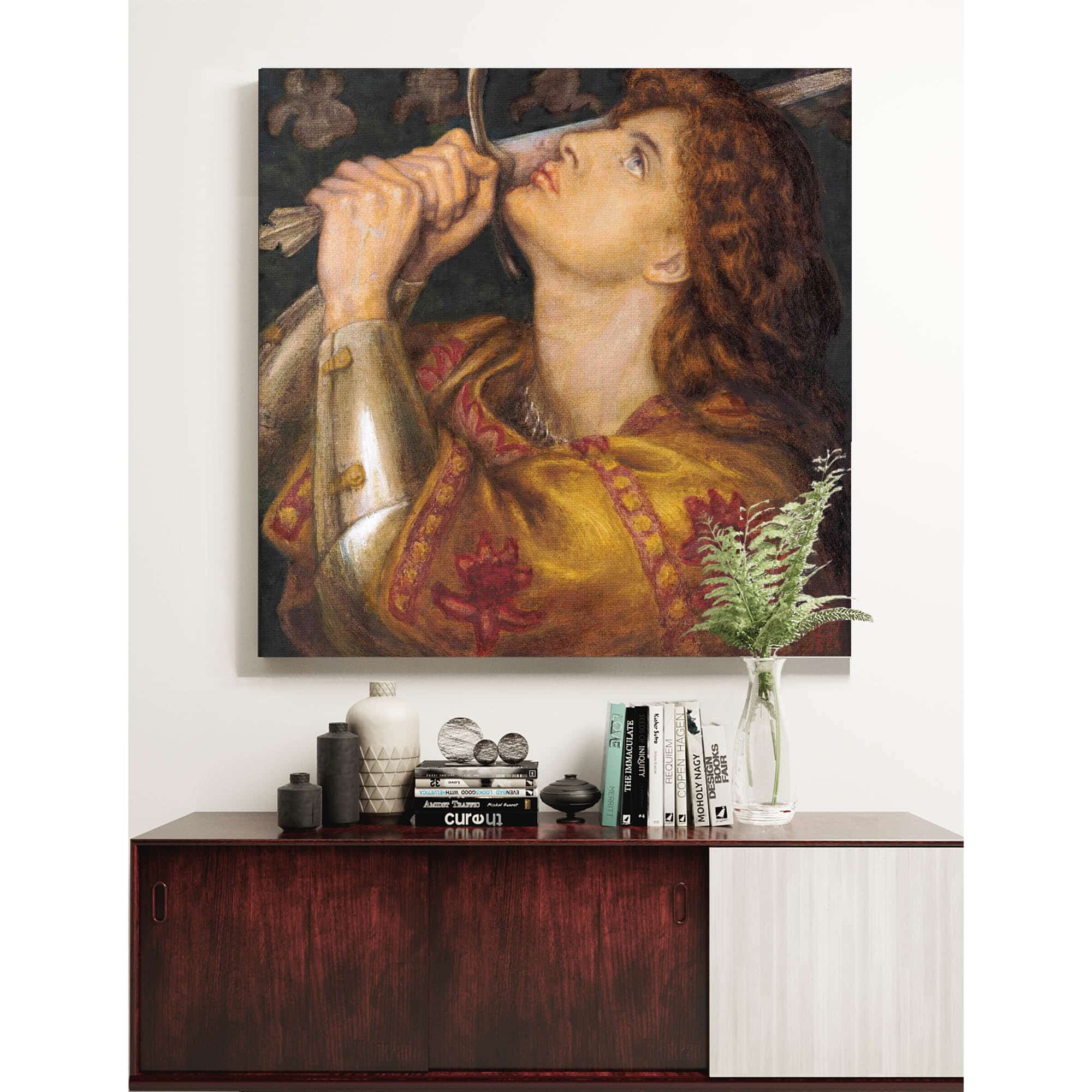 Joan Of Arc by Dante Gabriel Rossetti - Image 4