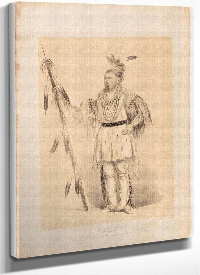 Joc O Sot, The Walking Bear By George Catlin