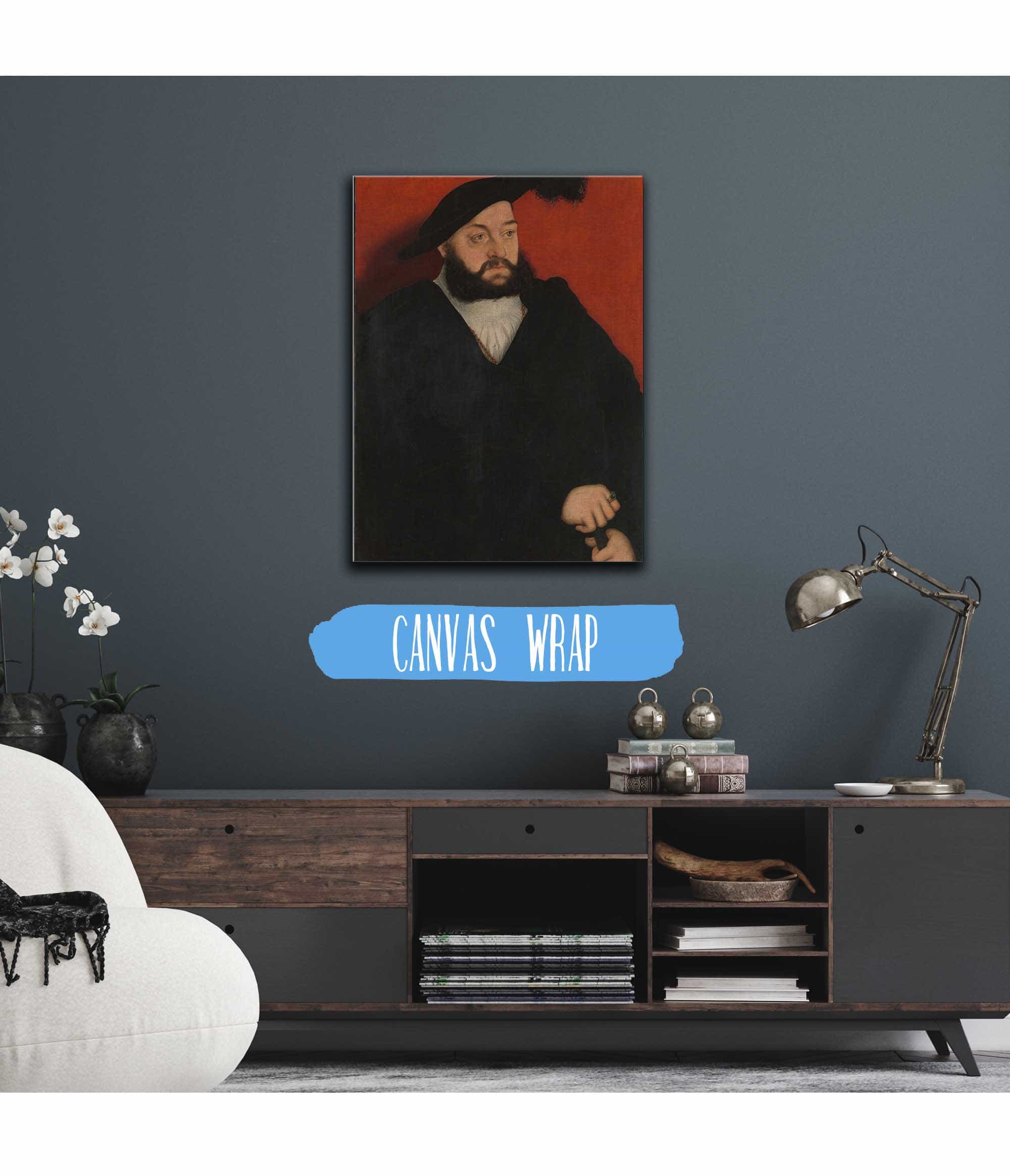 Johann   Duke Of Saxony   by Lucas Cranach The Elder - Image 3