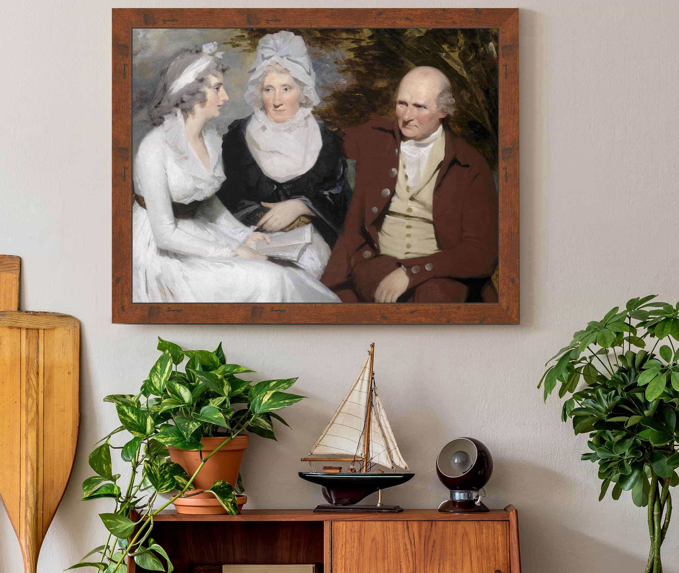 John Johnstone Betty Johnstone And Miss Wedderburn by Sir Henry Raeburn - Image 3