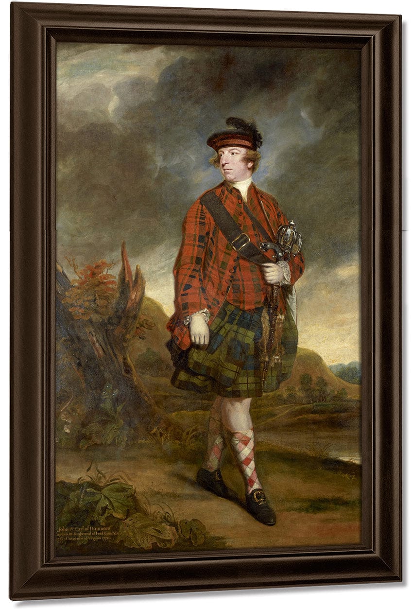John Murray 4Th Earl Of Dunmore By Joshua Reynolds - Image 5