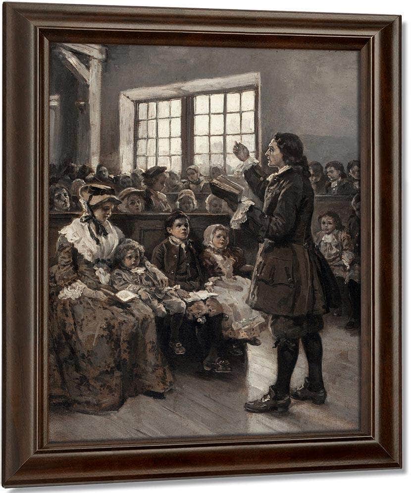 John Wesley Teaching His Sunday School 1897 By Alice Barber Stephens - Image 5