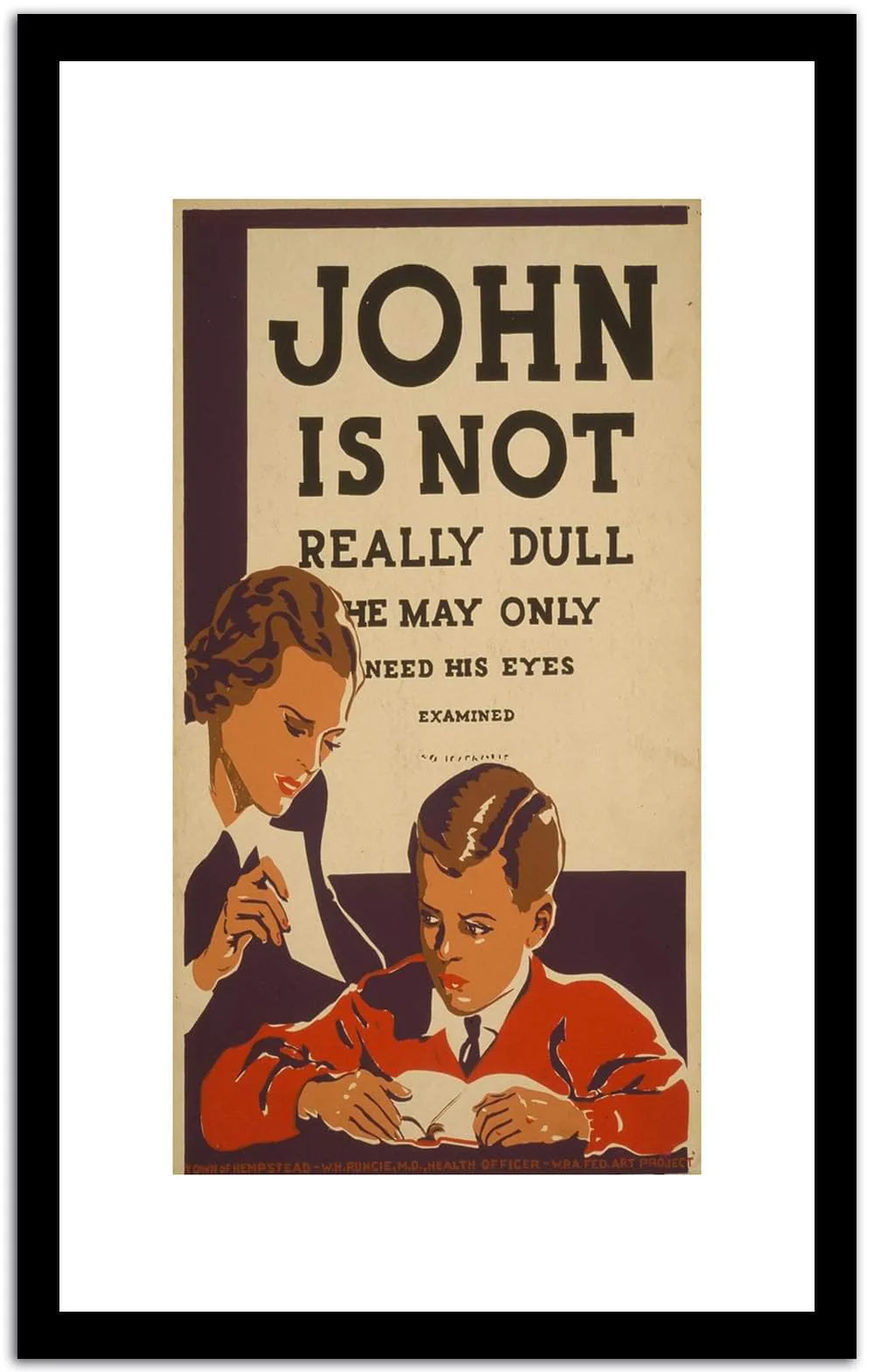 John Is Not Vintage Poster
