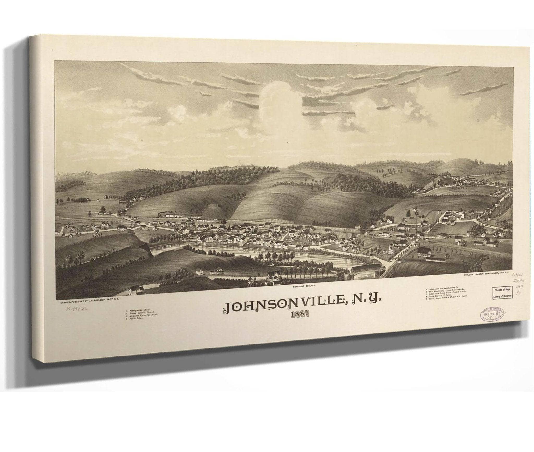 Johnsonville Ny 1887 State Of New York