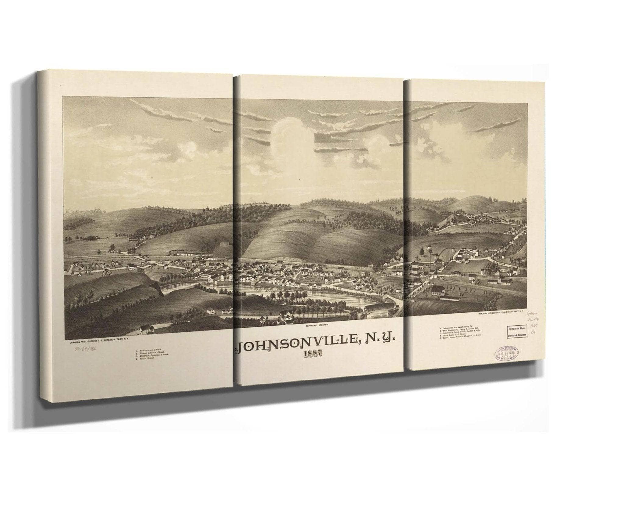 Johnsonville Ny 1887 State Of New York - Image 2