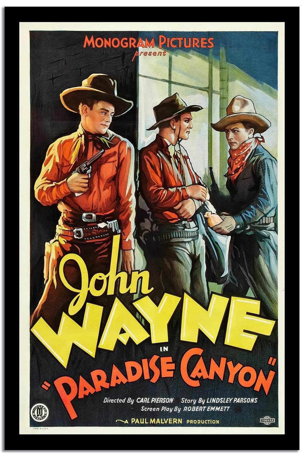 John Wayne Vintage Posterb - Image 2