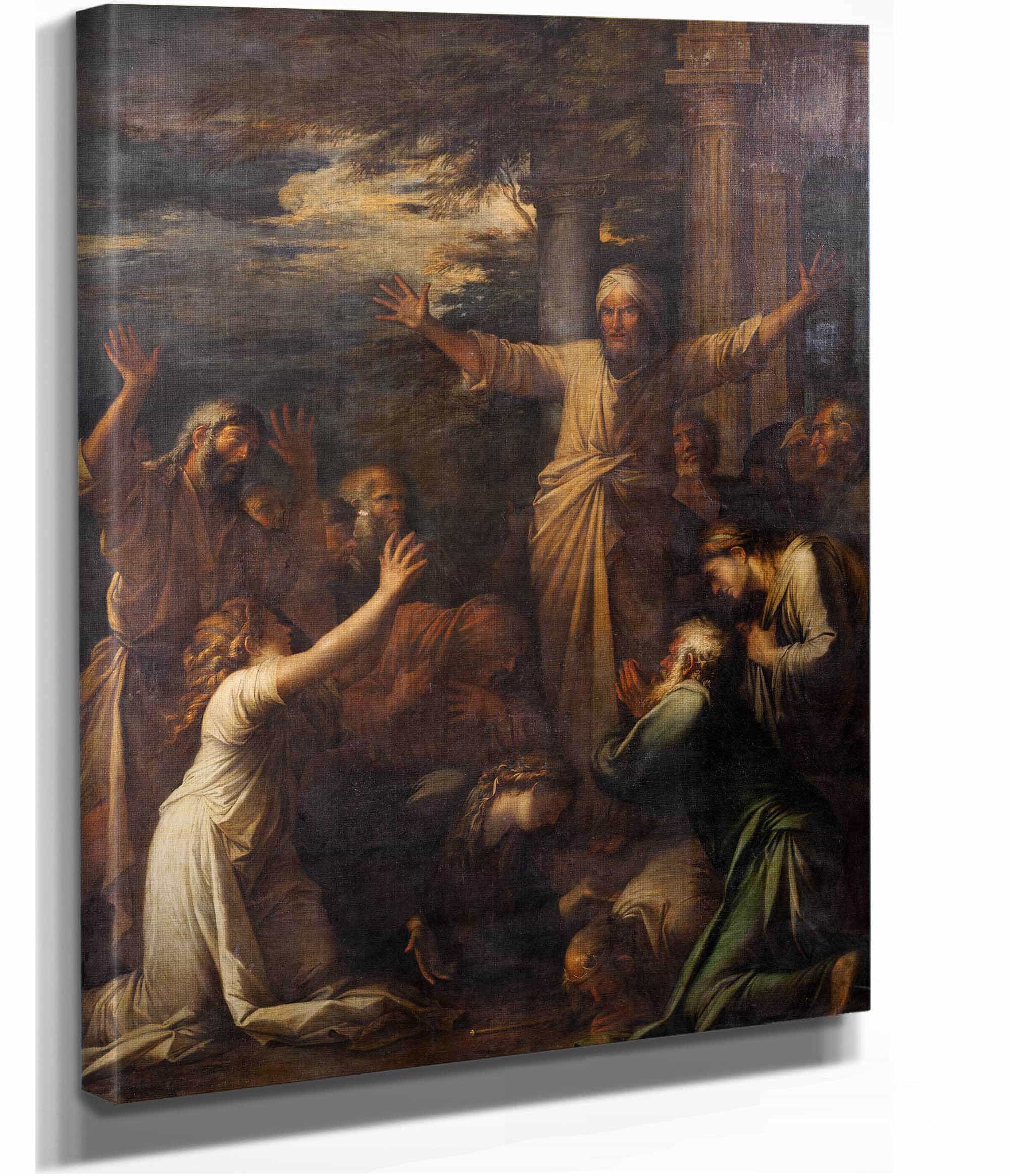 Jonah Preaching To The People Of Niniveh by Salvator Rosa - Image 2