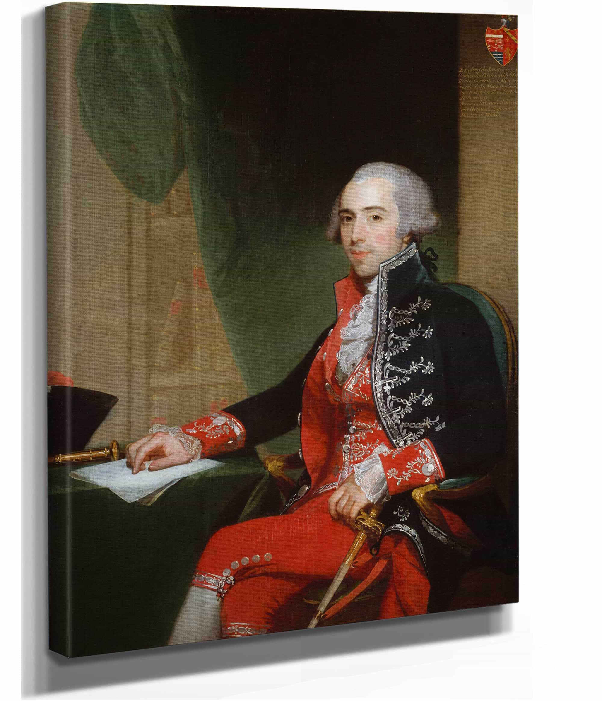 Josef De Jaudenes Y Nebot by Gilbert Stuart - Image 2