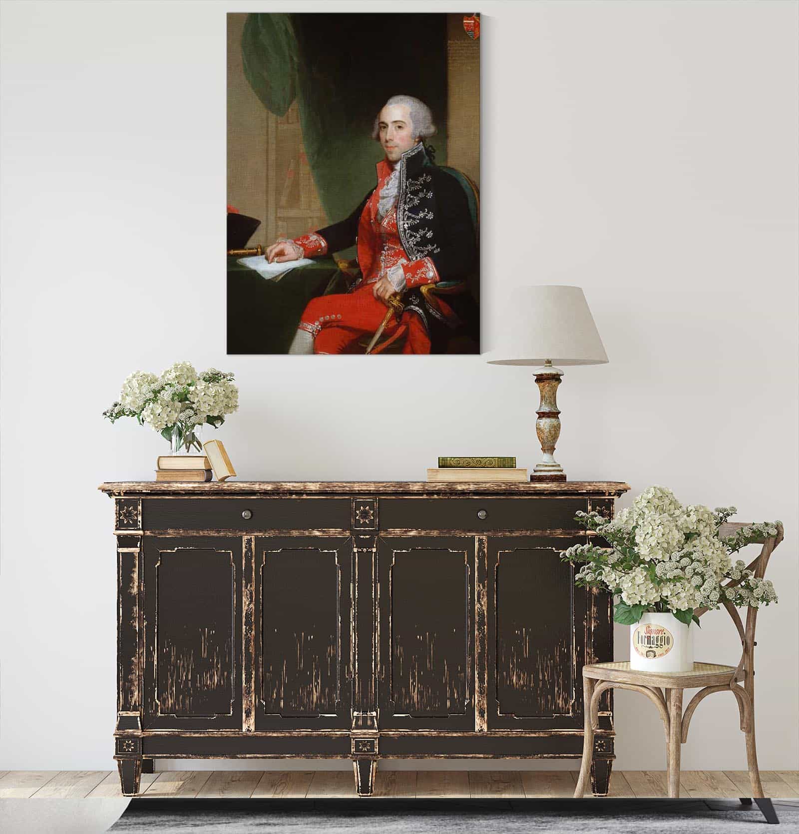 Josef De Jaudenes Y Nebot by Gilbert Stuart - Image 4