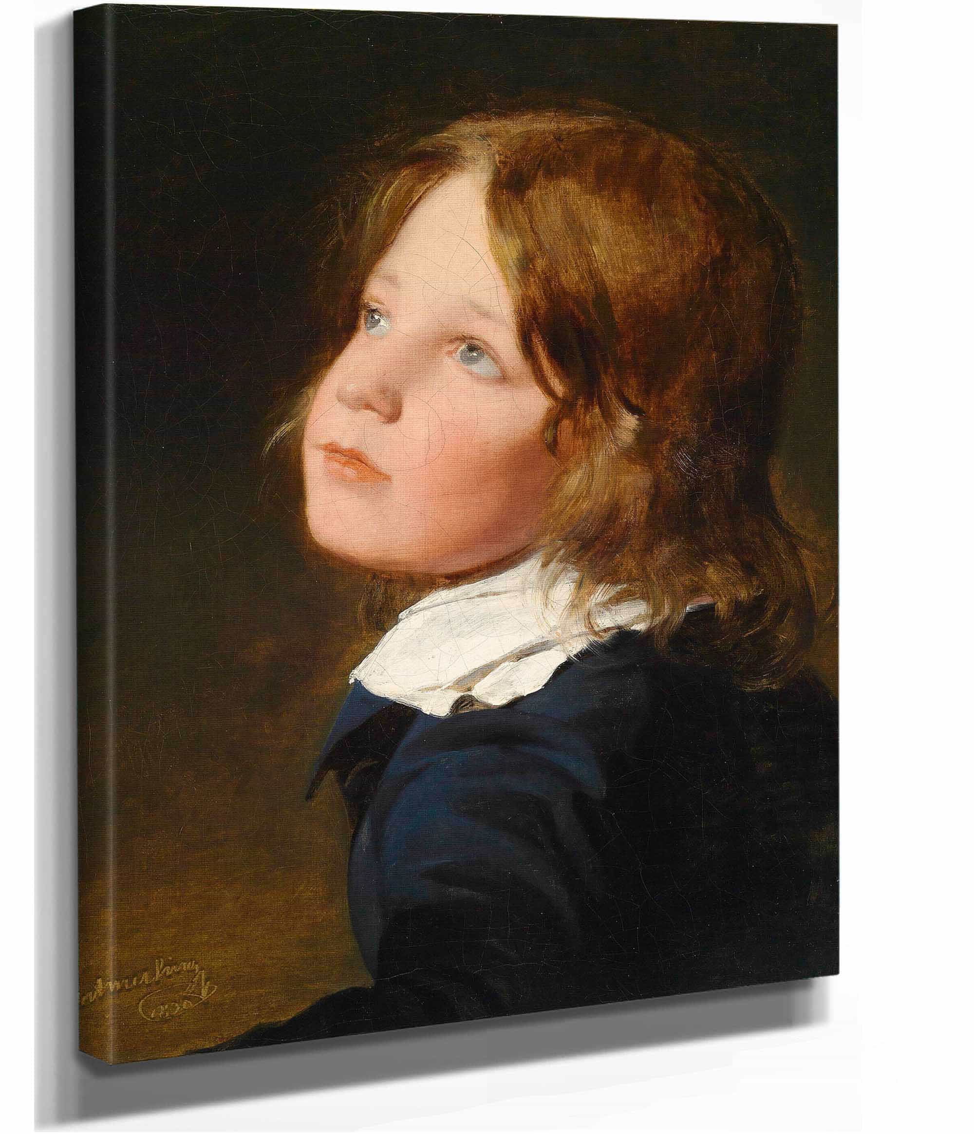 Joseph Amerling Als Knabe by Friedrich Von Amerling - Image 3