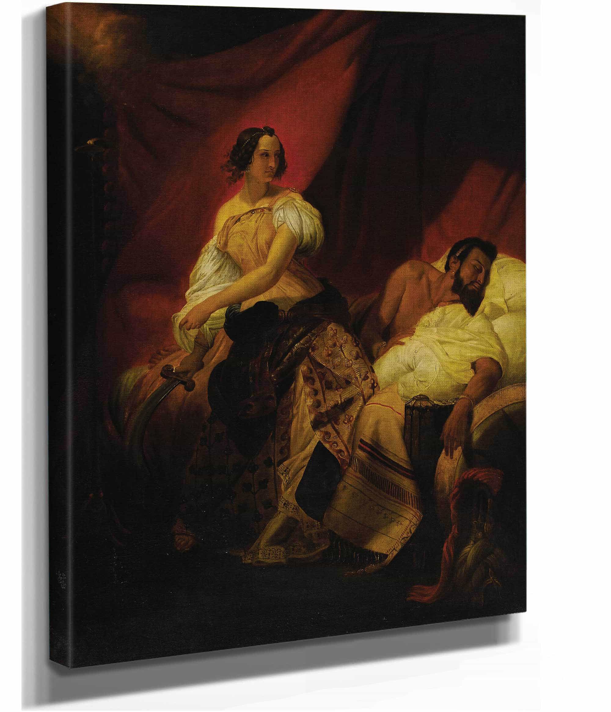 Judith & Holifer by Horace Vernet - Image 2