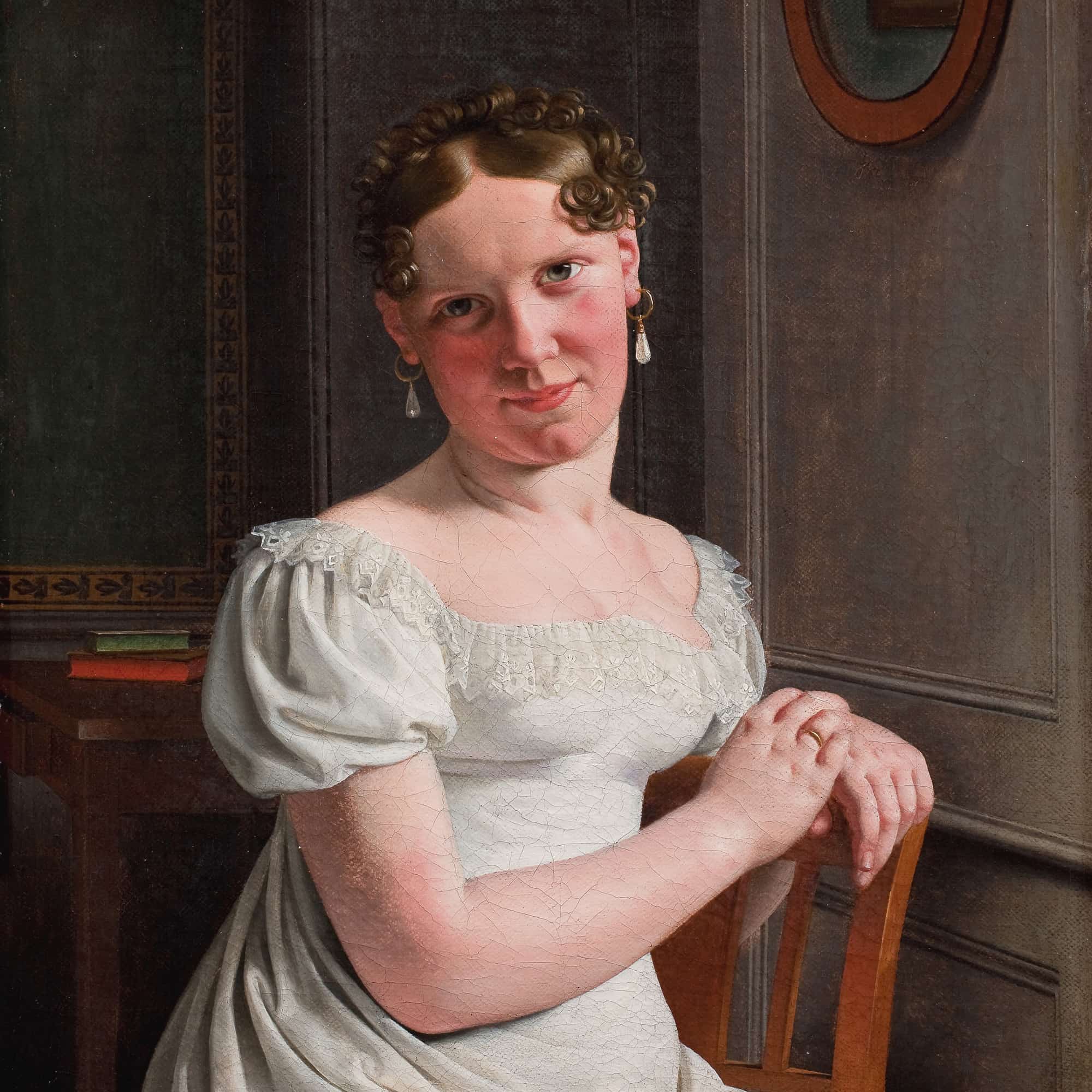 Julie Eckersberg Nee Juel The Artists Second Wife by Christoffer Wilhelm Eckersberg - Image 4