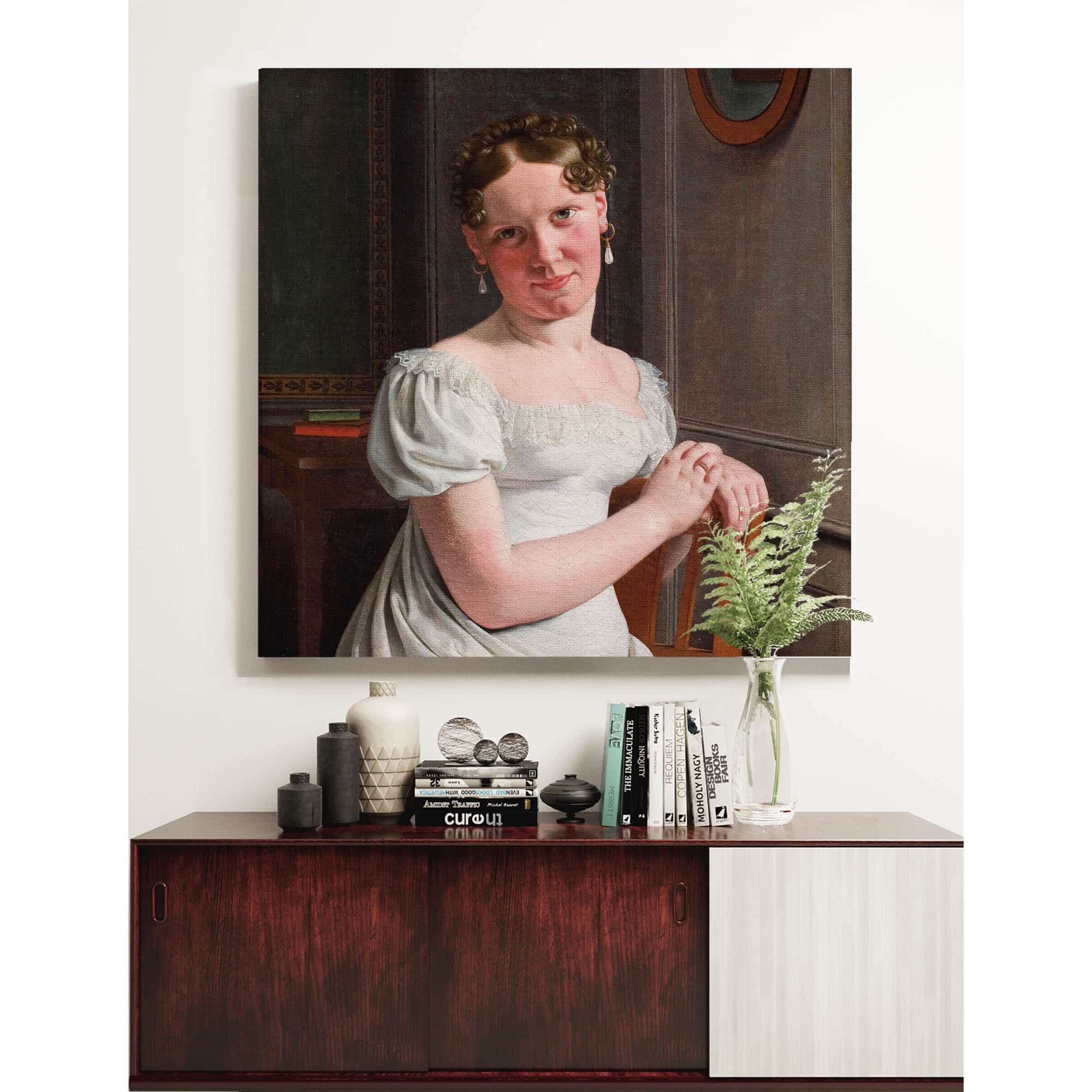 Julie Eckersberg Nee Juel The Artists Second Wife by Christoffer Wilhelm Eckersberg - Image 5