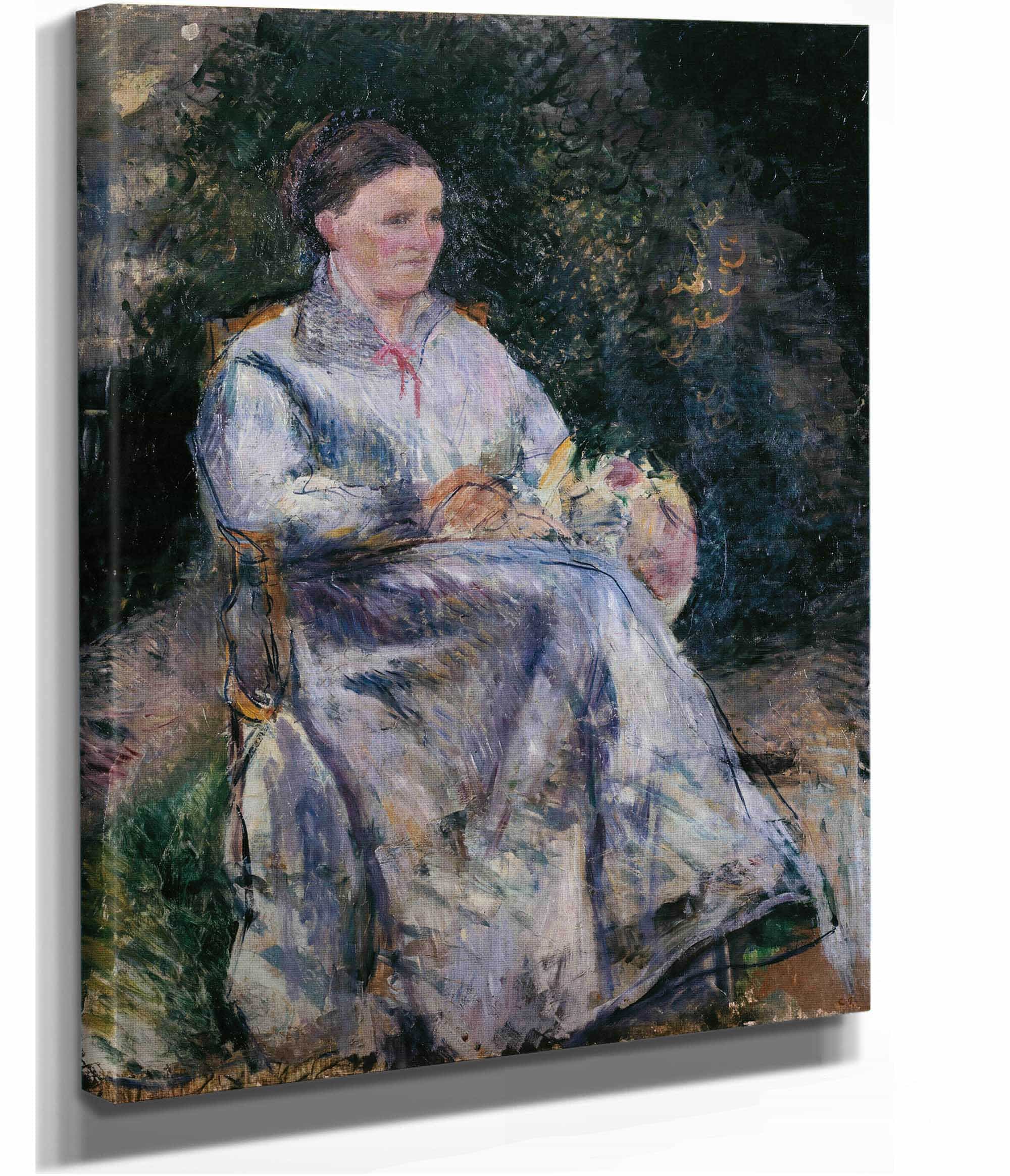 Julie Pissarro Au Jardin by Camille Pissarro - Image 2