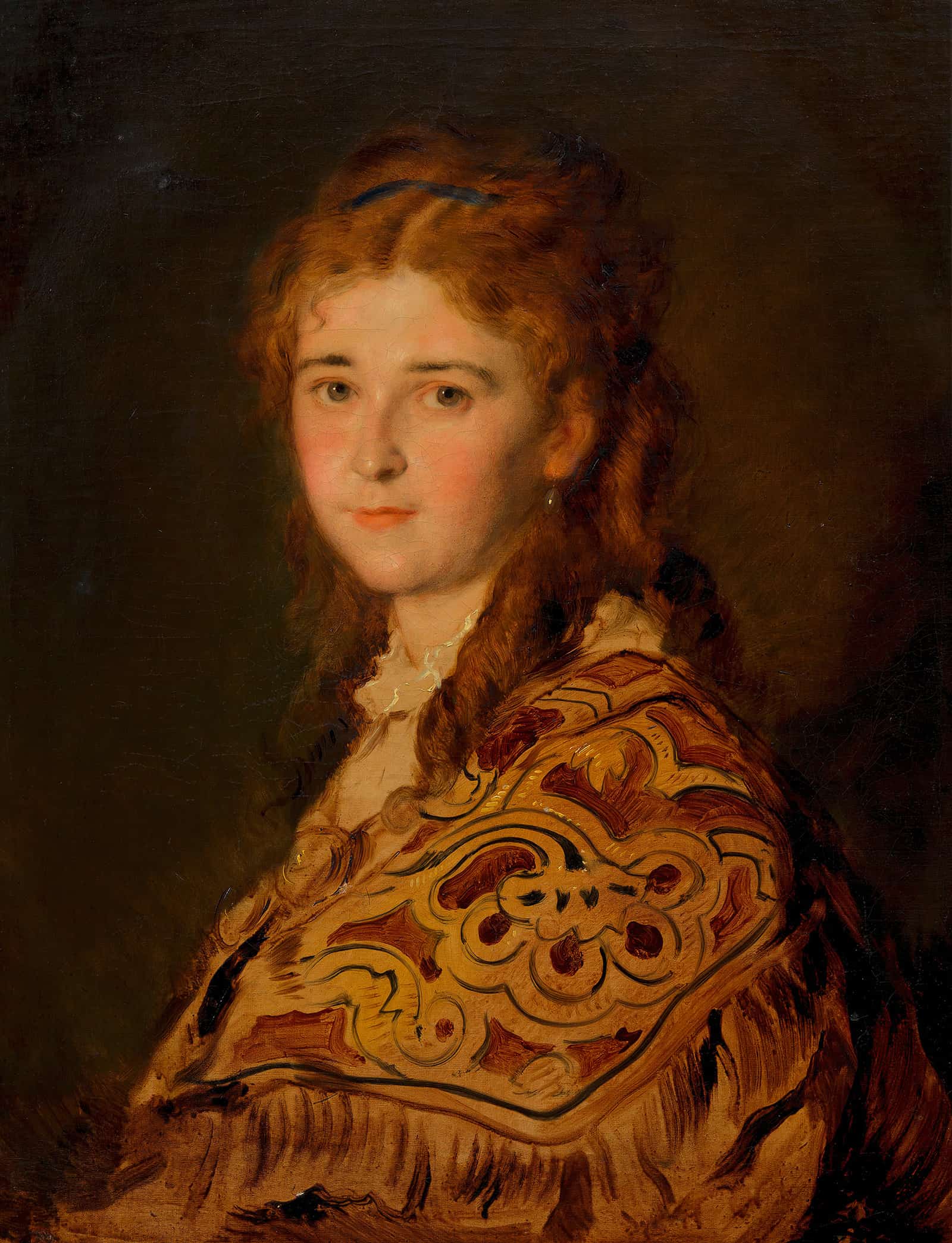 Junge Frau Mit Turkischem Schal Around by Hans Canon