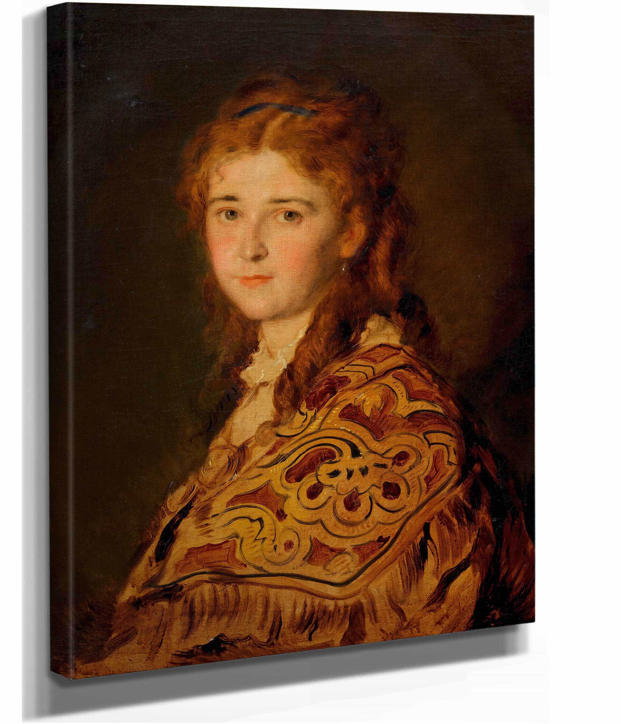 Junge Frau Mit Turkischem Schal Around by Hans Canon - Image 2