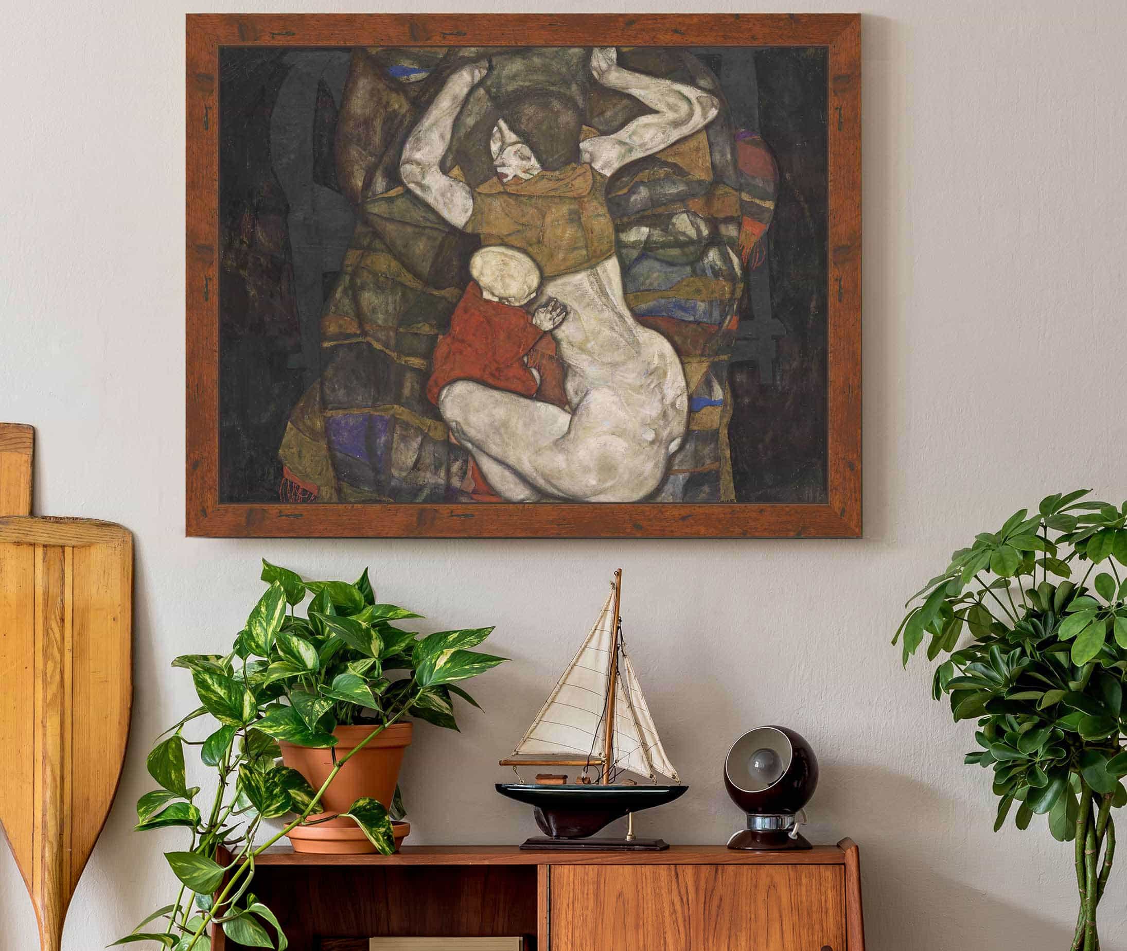Junge Mutter by Egon Schiele - Image 3