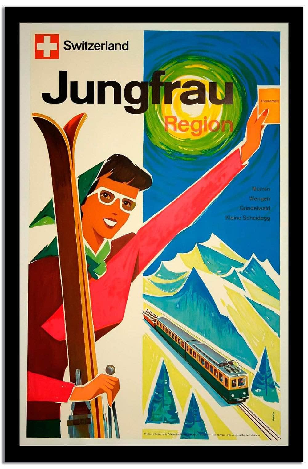 Jungfrau Vintage Poster - Image 2