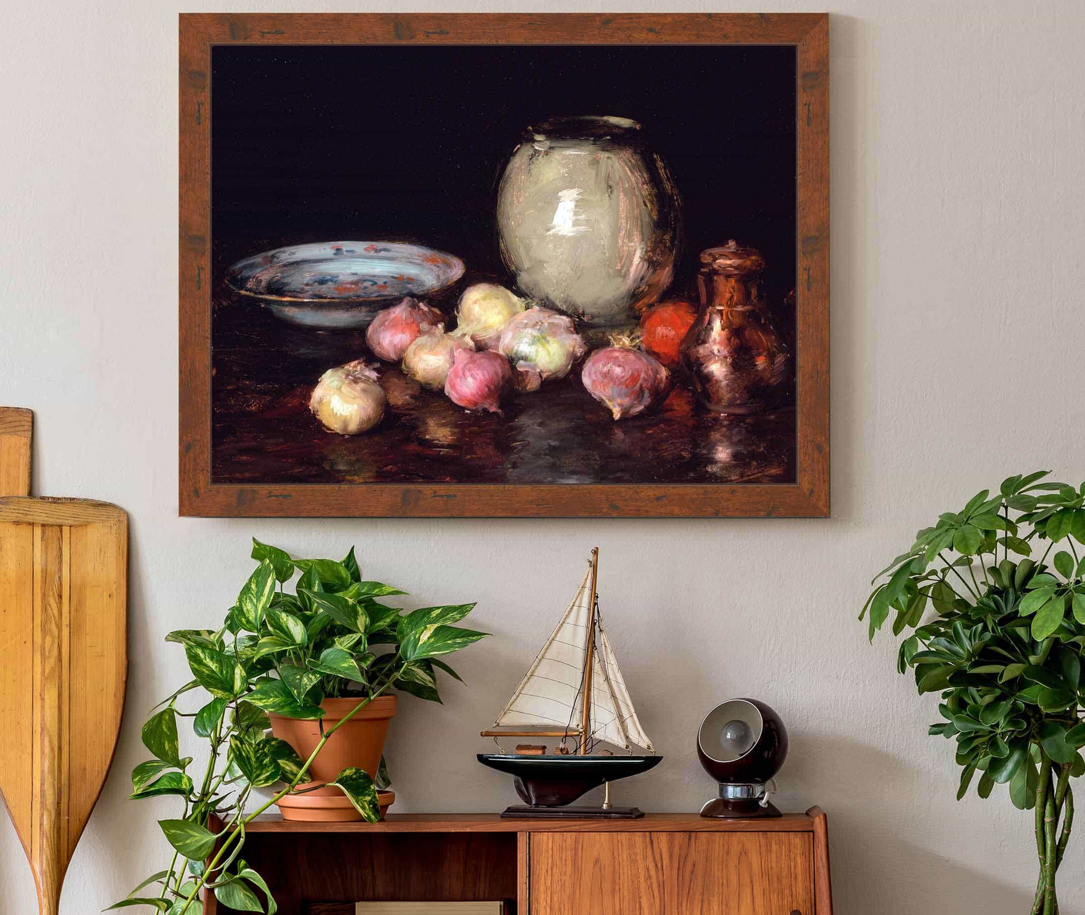 Just Onions by William Merritt Chase - Image 3