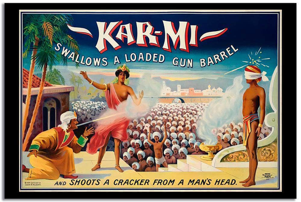 Kar Mi Vintage Circus Poster - Image 2