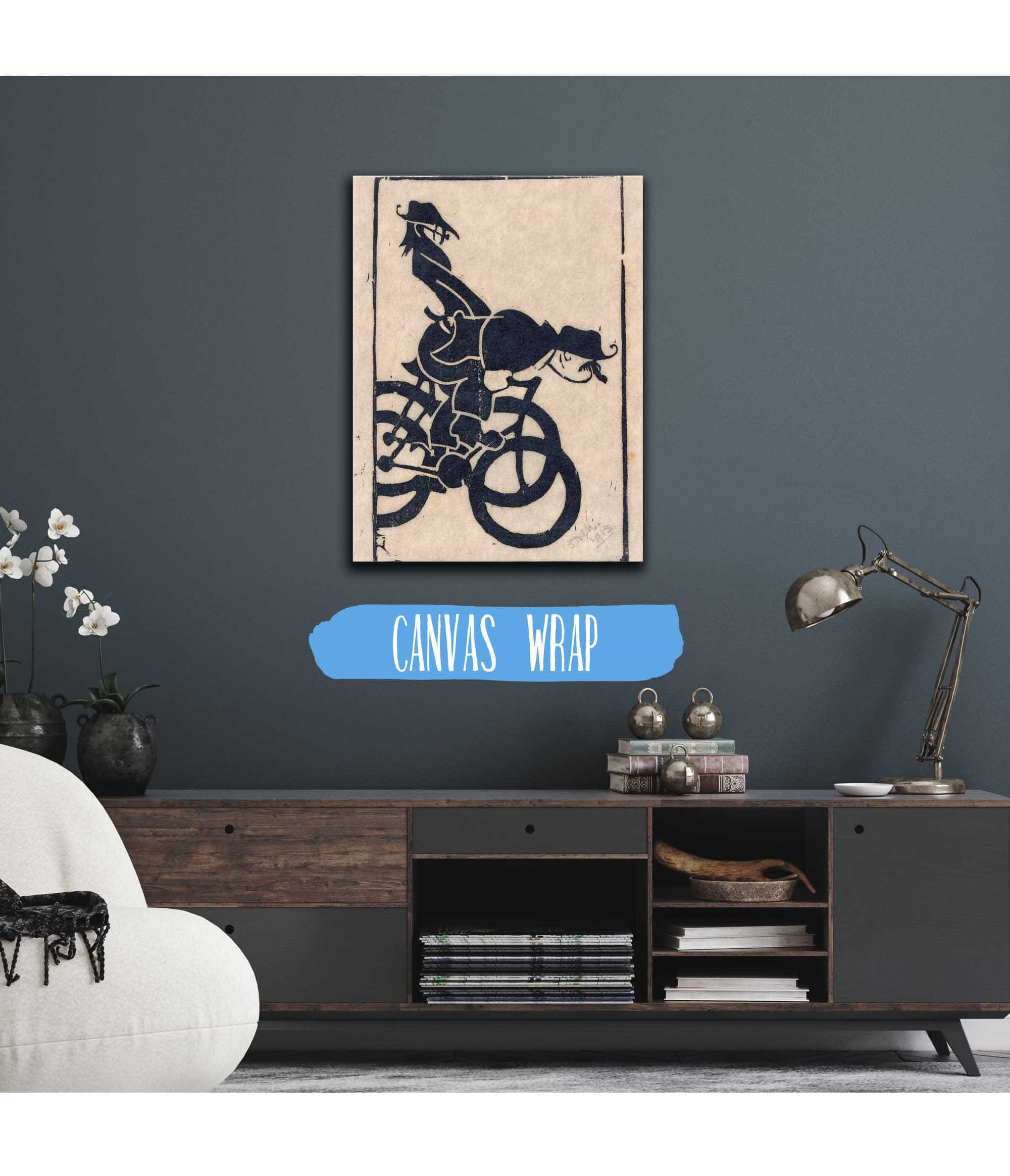 Karikatuur Van Chris Lebeau En Frits Grabijn Op De Fiets by Reijer Stolk - Image 3